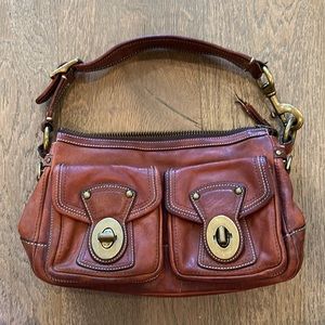 Cognac Coach Bag